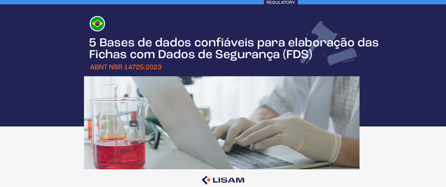 5 Bases de dados gratuitas para elaboração das Fichas com Dados de Segurança (FDS)