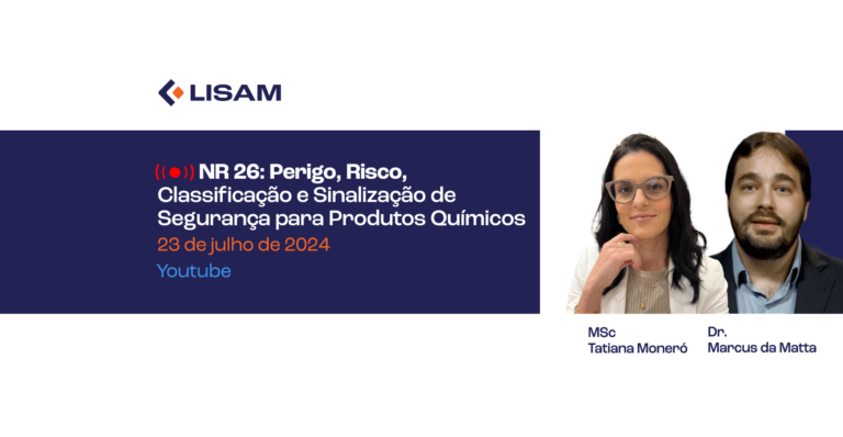 webcast-NR 26 - Perigo, Risco, Classificação e Sinalização de Segurança para Produtos Químicos