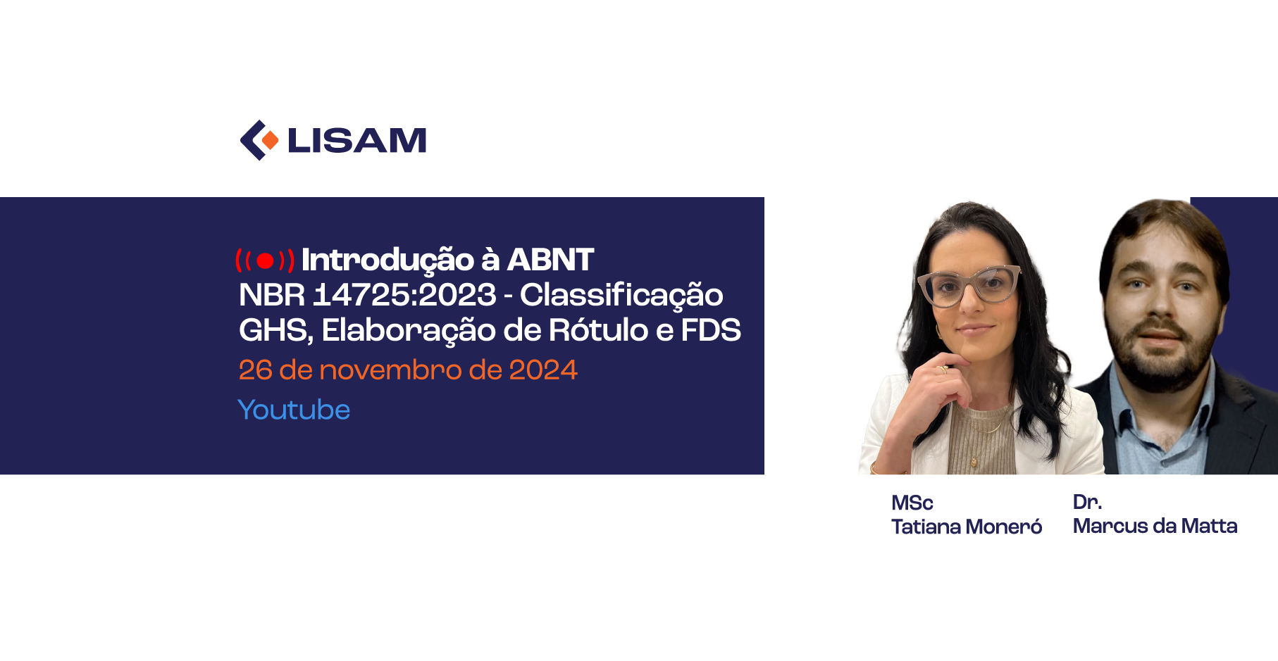 [Webcast] Introdução à ABNT NBR14725:2023 - Classificação GHS, Elaboração de Rótulo e FDS