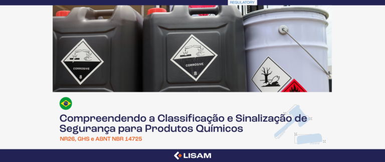 NR26, GHS e ABNT NBR 14725: Compreendendo a Classificação e Sinalização de Segurança para Produtos Químicos 